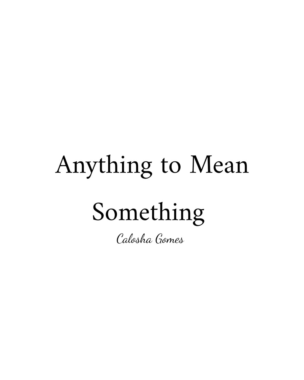 Anything