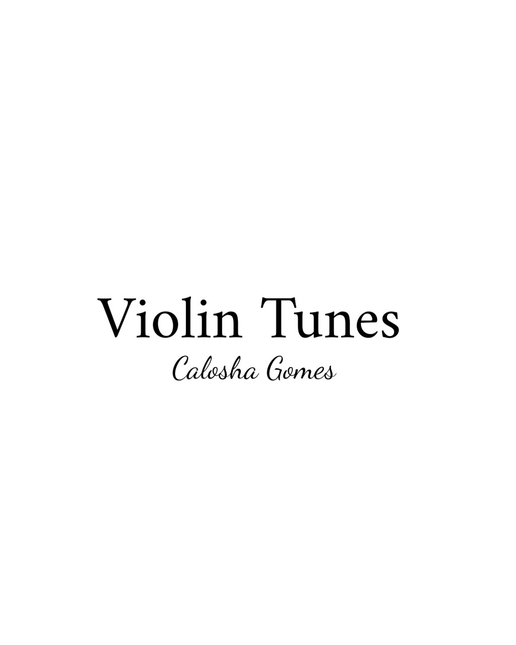 Violin Tunes